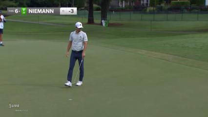 Joaquin Niemann makes 13-foot putt for birdie at FedEx St. Jude Champ