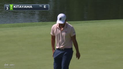 Kurt Kitayama hits tee shot to 18 feet, sets up birdie on No. 3 at BMW Championship