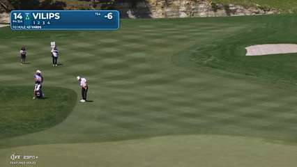 Karl Vilips makes birdie on No. 14 at THE CJ CUP