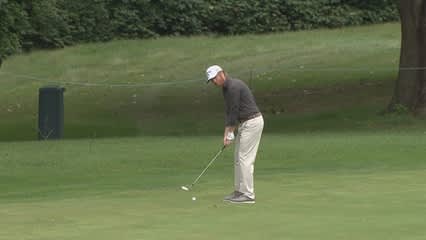 Derek Fathauer takes early lead at Nationwide