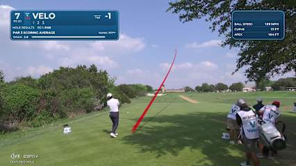 Kevin Velo sinks a 20-foot birdie putt at Valero