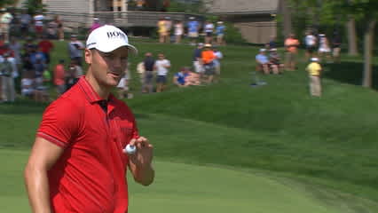 Martin Kaymer leads by two heading into Sunday at the Memorial
