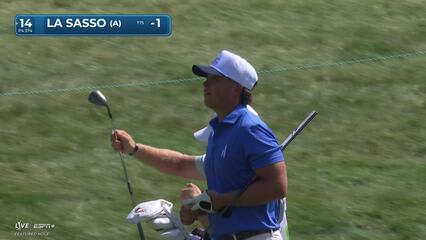 Michael La Sasso makes birdie on No. 14 at John Deere