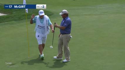 William McGirt spins approach to set up birdie putt at Rocket Mortgage