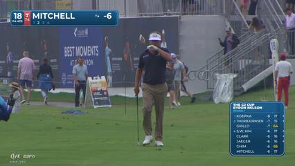 Keith Mitchell makes birdie on No. 18 at THE CJ CUP