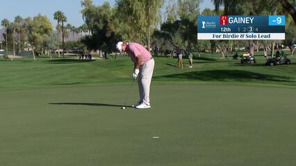 Tommy Gainey makes birdie on No. 12 at Charles Schwab Cup Championship
