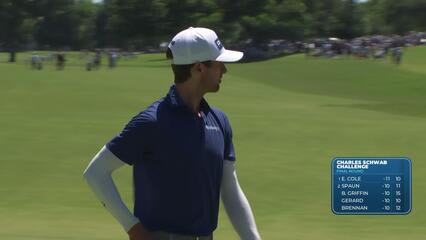 Alex Smalley drains 2-foot putt for birdie on No. 11 at Charles Schwab