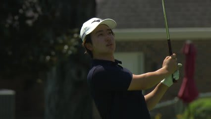 Yuta Sugiura makes birdie on No. 18 at AdventHealth