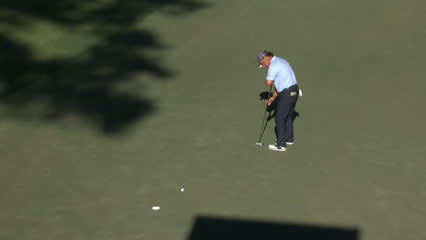 Scott McCarron sends in birdie putt at SAS Champ