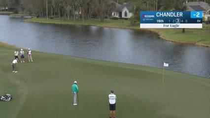 Will Chandler buries long range eagle putt at PGA TOUR Q-School
