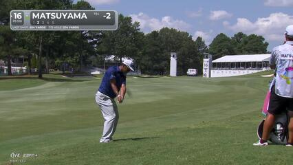 Hideki Matsuyama sets up birdie with tricky bunker shot at FedEx St. Jude