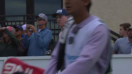 Matt McCarty holes our for eagle on No. 10 at Albertsons Boise Open