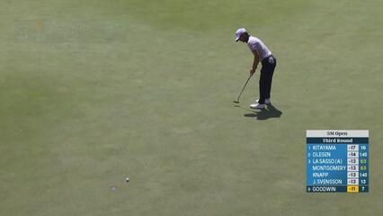 Noah Goodwin makes birdie on No. 8 at 3M Open