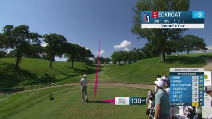 Austin Eckroat makes birdie on No. 3 at John Deere