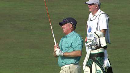 Woody Austin ends day with birdie on No. 18 at Boeing Classic