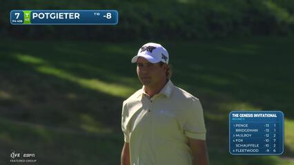 Aldrich Potgieter hits 148-yard approach to 9 feet, makes birdie on No. 7 at The Genesis