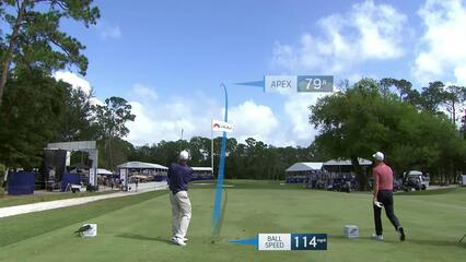 Tommy Gainey hits a tight tee shot, makes birdie putt at Constellation FURYK & FRIENDS