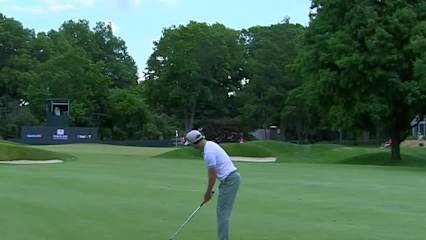 Tim Wilkinson birdies No. 9 in Round 2 at Travelers