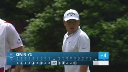 Kevin Yu curls in birdie putt at BMW Charity Pro-Am