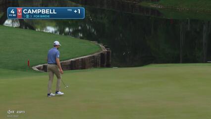 Brian Campbell sinks 20-foot birdie putt on No. 4 at RBC Heritage