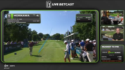 Collin Morikawa hits tee shot to 8 feet, sets up birdie on No. 13 at BMW Championship