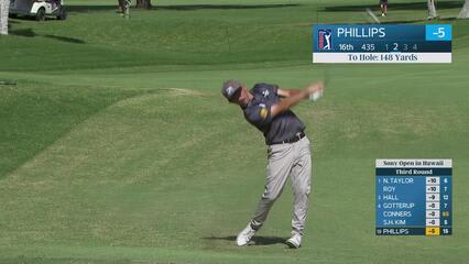 Chandler Phillips makes birdie on No. 16 at Sony Open