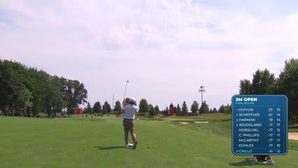 Emiliano Grillo's 173-yard approach sets up birdie on No. 11 at 3M Open