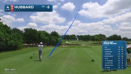Mark Hubbard hits tee shot to 8 feet, sets up birdie on No. 4 at THE CJ CUP