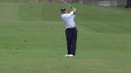 Matt Gogel makes birdie on No. 18 at Simmons Bank Championship
