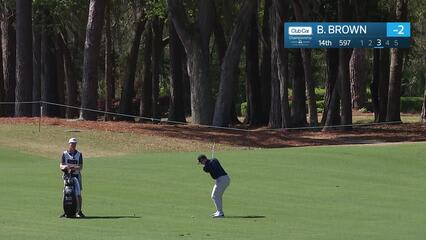 Blades Brown makes birdie on No. 14 at Club Car Championship
