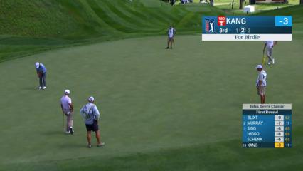 Sung Kang sinks a 29-foot birdie putt at John Deere
