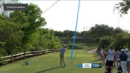 Lucas Herbert attacks flagstick to set up birdie at WGC-Dell Match Play
