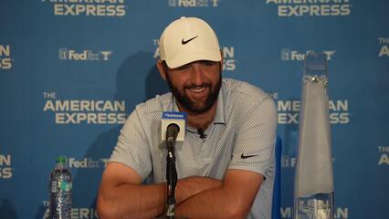 Scottie Scheffler’s news conference after winning The American Express