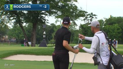 Patrick Rodgers's 53-yard approach sets up birdie on No. 2 at Charles Schwab
