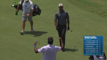 Rai/Theegala makes eagle on No. 18 at Zurich Classic