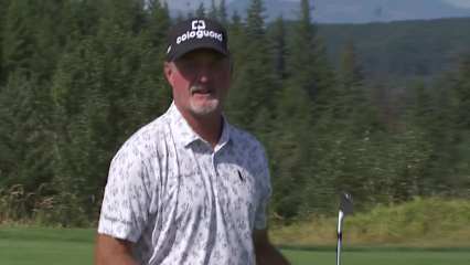 Jerry Kelly makes birdie on No. 14 at Boeing Classic