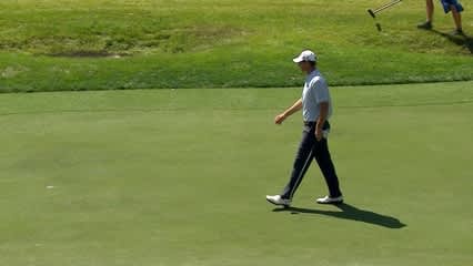 Nicolas Colsaerts makes 25-foot birdie putt at Valspar