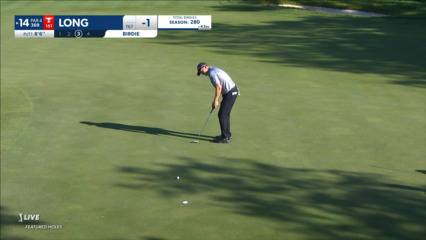 Adam Long curls in putt for birdie at John Deere