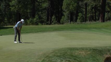 Ryan Gerard plays aggressive for eagle at Barracuda