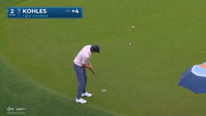 Ben Kohles rolls in 20-footer for birdie at Houston Open
