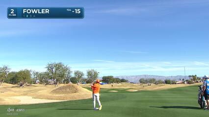Rickie Fowler hits 144-yard approach to 15 feet, sets up birdie on No. 2 at The American Express