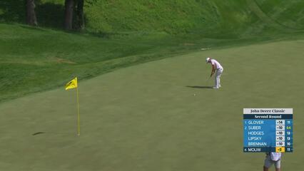 William Mouw sinks 31-foot birdie putt on No. 3 at John Deere