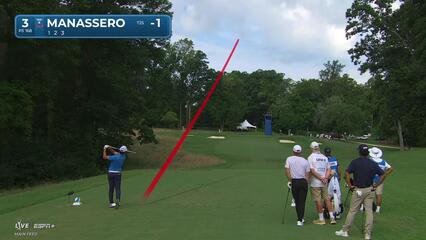 Matteo Manassero nearly aces No. 3 at Wyndham