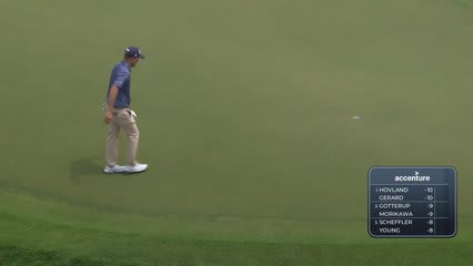 Russell Henley makes 14-foot 6-inch birdie putt on No. 3 at TOUR Championship