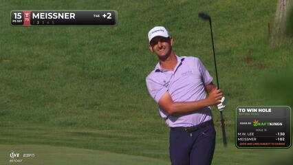 Mac Meissner drains 8-foot birdie putt on No. 15 at the Memorial