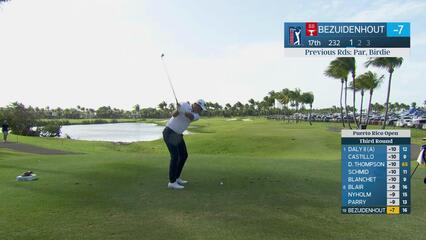 Christiaan Bezuidenhout makes birdie on No. 17 at Puerto Rico