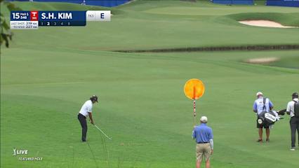 S.H. Kim makes birdie on No. 15 at Wyndham