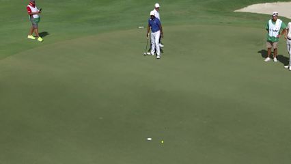 Timothy O'Neal makes birdie on No. 16 at James Hardie