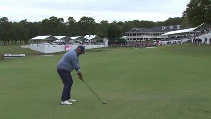 Thomas Bjørn makes birdie on No. 18 at Simmons Bank Championship