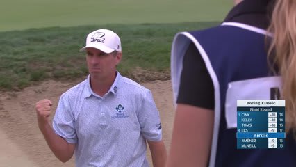 Steven Alker makes birdie on No. 13 at Boeing Classic